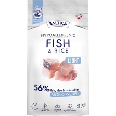 Baltica Adult Light Fish Rice S 3 kg
