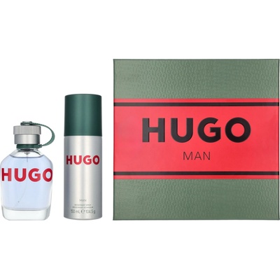 Hugo Boss Hugo Man EDT 75 ml + EDT 75 ml + deospray 150 ml darčeková sada