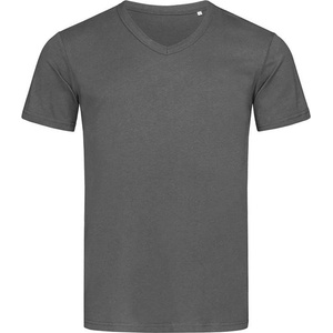 Stedman ben v-neck st9010 / Мъжка тениска с v-образно деколте - шистово сива l (st9010slgl)