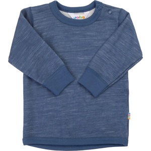 Joha Детски вълнен пуловер Joha Kid's Blouse with Long Sleeves Merino base layer - Dark Blue - размер 80 (704-6193-0213)