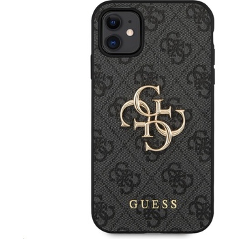 Image 1 of GUESS Гръб Guess PU 4G Metal Logo Case за iPhone 11 - Сив