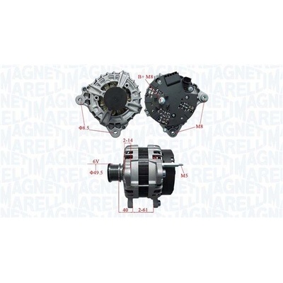 Generátor MAGNETI MARELLI 063736195010