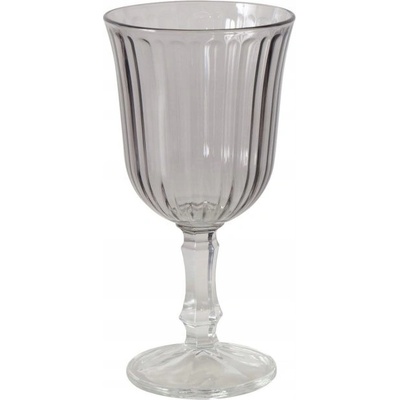 Boltze Sklenice na víno šedá sklo 240 ml
