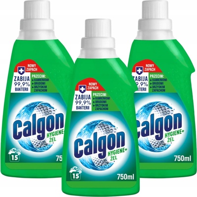 Calgon gel antibakteriální na čištění pračky odvápňovač 3 x 750 ml