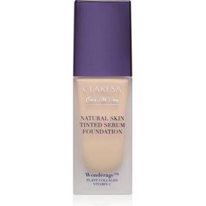 Claresa Care All Day Natural Skin Tinted Serum Foundation лек тониращ флуид за естествен вид цвят 1W Light Warm 32ml