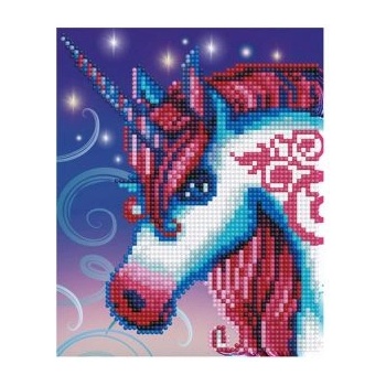 Collection D'Art Collection D`art - Картина с частична диамантена мозайка - Еднорог (EX002)