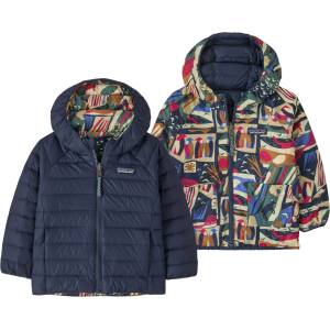 Patagonia Baby Reversible Down Sweater Hoody - LCNE Детски размер: 4 години / Цвят: син