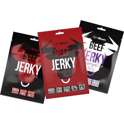 GymBeam Barbacue Beef Jerky 50 g