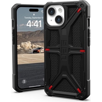 Image 1 of Urban Armor Gear Gear Monarch Kevlar Case - удароустойчив хибриден кейс за iPhone 15 (черен-кевлар)