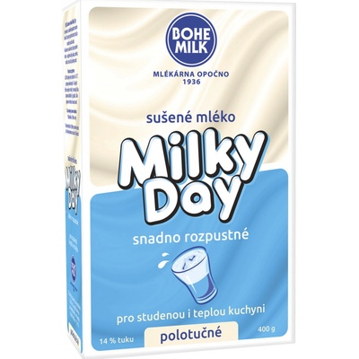 Bohemilk Sušené mléko polotučné 14% 400 g – Zboží Dáma