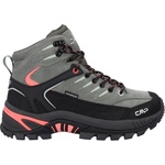 CMP Дамски туристически обувки CMP Women's Rigel 2.0 Mid Trekking Shoes WP Walking boots - Avocado / Coral - размер 38 (EU) (119-1131-0113)
