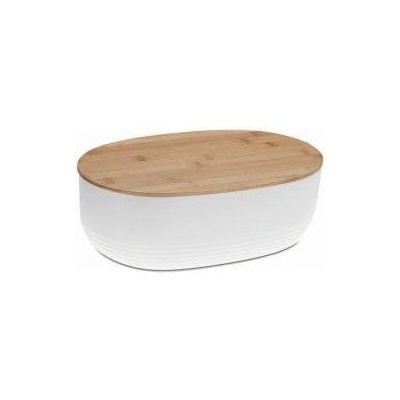 Chlebník NAMUR, plast, biela, 37,5x23x14cm - Kela - Kela
