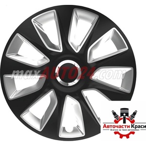 Versaco Тасове за джанти 15'' Versaco Stratos RC Black/Silver (56025) - avtochastikrasi