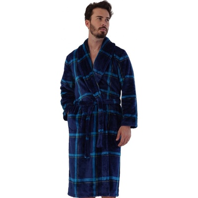 károvaný teplý župan pro muže 1Z1586 modrá – Zbozi.Blesk.cz