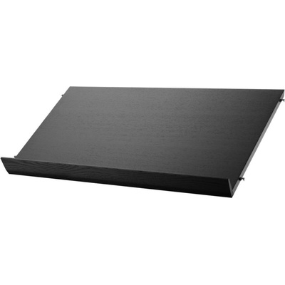 String Polica String Magazine Shelf 78 x 30, black ash