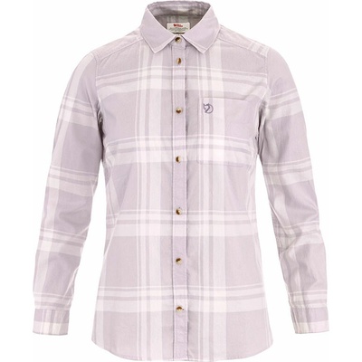 Fjällräven Dámska košeľa Övik Lite Flannel fialová biela fialová