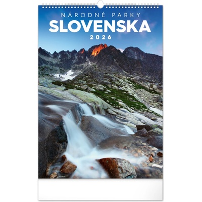 NOTIQUE Nástenný Národné parky Slovenska 33 x 46 cm 2026
