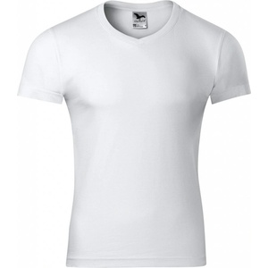 MALFINI Malfini slim fit v-neck 146 / Мъжка тениска с v-образно деколте - бяла xxxl (1460018)
