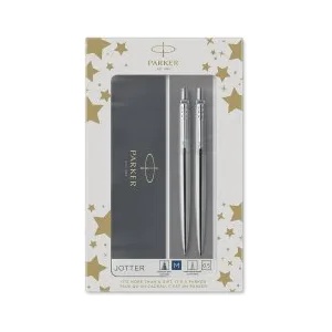 Parker Химикалка и авт. молив Jotter Royal Stainless Steel CT