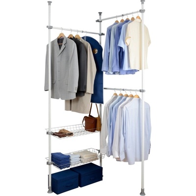 Wenko Бяла метална телескопична стойка за дрехи Herkules - Wenko (50611100)