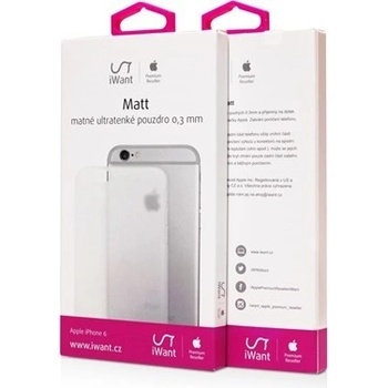 Pouzdro iWant Matt iPhone 6 čiré