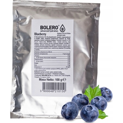 Bolero Instantný nápoj v prášku čučoriedka 100 g