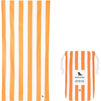 Dock & Bay Плажна кърпа бързосъхнеща 90 x 160 см, оранжева (TOWLB-CAB-LG-ORANG-R)
