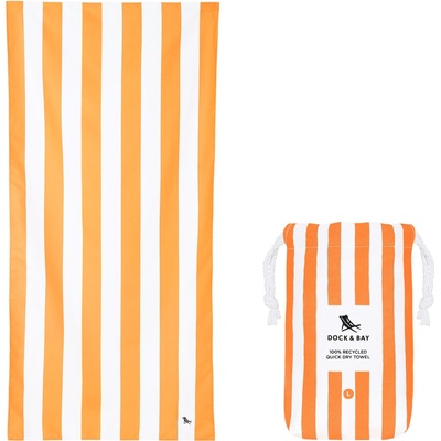 Dock & Bay Плажна кърпа бързосъхнеща 90 x 160 см, оранжева (TOWLB-CAB-LG-ORANG-R)