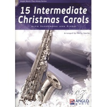 15 Intermediate Christmas Carols pro altový saxofon a klavír