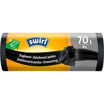 Melitta Swirl odpadkové pytle zatahovací extra silné 70 l 36 µ 8ks