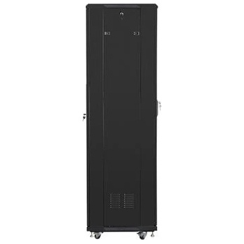 Lanberg rack cabinet 19" free-standing 42U / 600x600 self-assembly flat pack, black (FF01-6642-12B)