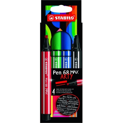 Stabilo Pen 68 Max Arty 4 ks