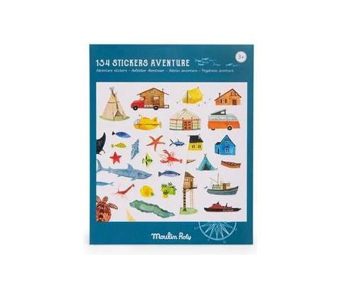 MOULIN ROTY Set samolepek Objevitel