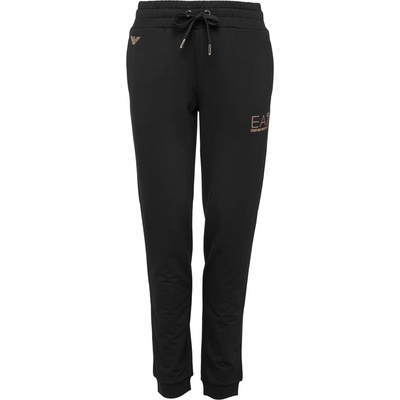 EA7 TROUSER Dámske tepláky čierna zlatá