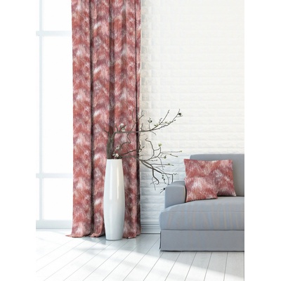 Záves dekoračný alebo látka, OXY Žíhanie,bordové 150 cm 150 cm