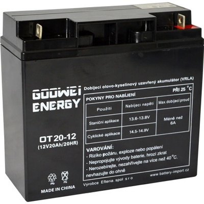 Goowei Energy OT20-12 20Ah 12V VRLA