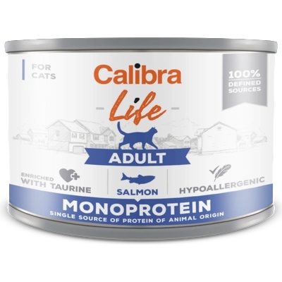 Calibra Cat Adult Life Сьомга 200г