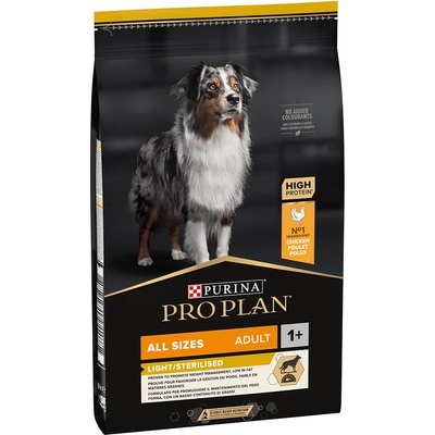 Purina Pro Plan All Sizes Adult Light Sterilised kuře 7 kg