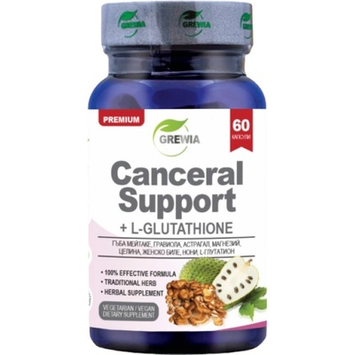 Grewia Canceral Support + L-Glutathione [60 капсули]