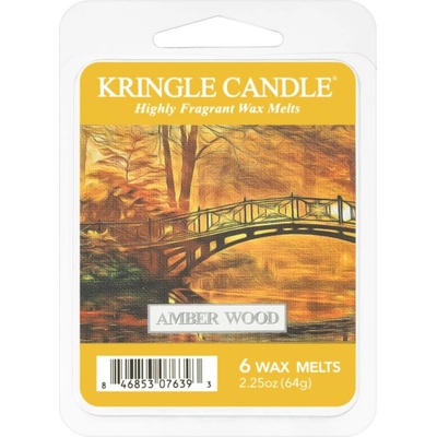 Kringle Candle Amber Wood восък за арома-лампа 64 гр