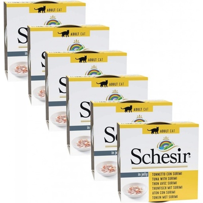 Schesir Cat Adult tuniak surimi 6 x 85 g