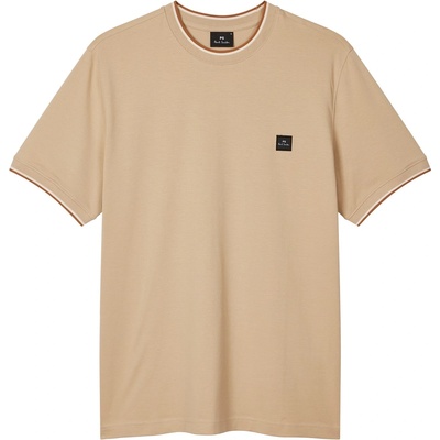 Ps paul smith Тениска PS PAUL SMITH Logo Patch T-Shirt - Beige 61