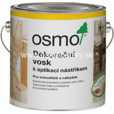 Osmo 3085 Dekoračný vosk na aplikáciu striekaním 10 l Bezfarebný hodvábny polomat