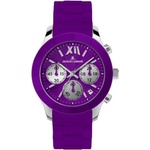 Jacques Lemans Дамски часовник Jacques Lemans Rome Chronograph - 1-1587K (1-1587K) Часовници