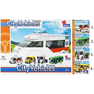 Alleblox City Vehicles 211-255ks/4druhy - 1