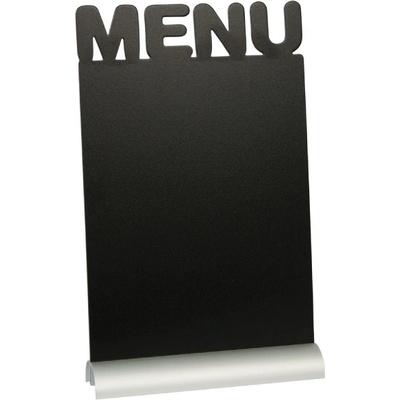 Securit tabuľka popisovacia stolová MENU 31 x 21 x 6 cm