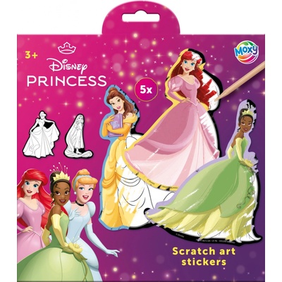 Vyškrabávací obrázky Disney Princezny samolepky 5 ks Craft Creative – Zbozi.Blesk.cz