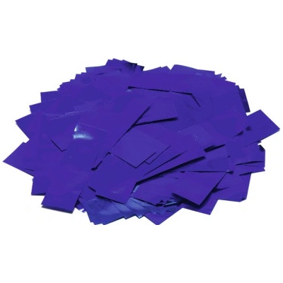Tcm Fx metalické obdélníkové konfety 55x18mm modré 1kg