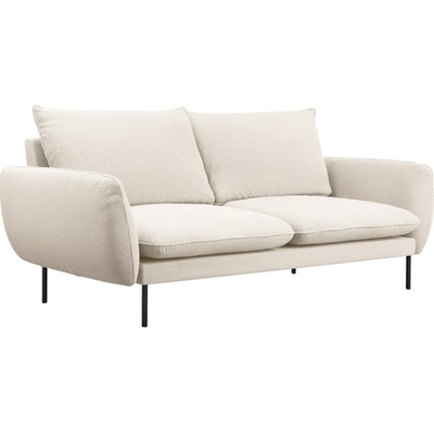 Cosmopolitan Design Béžová bouclé trojmístná pohovka Vienna 200 cm