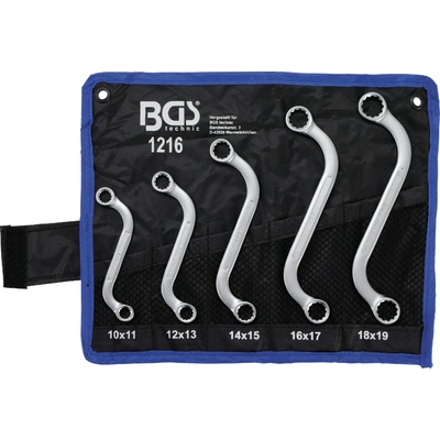 BGS Technic klúče s "S" profilom 5ks BGS 1216